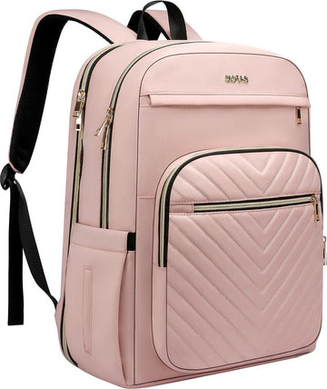 Rugzak voor Vrouwen - 17.3 Inch Laptop - Mode Travel Work Anti-diefstal - Bagpack Zakelijke Computer Waterdichte - Roze Grote College Rugzak - Dames
