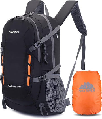 Wandelrugzak voor heren, 30 liter, trekkingrugzak, waterdicht, reisrugzak, multifunctionele campingrugzak, dagrugzak, opvouwbaar, licht, outdoor dagrugzak, 30l