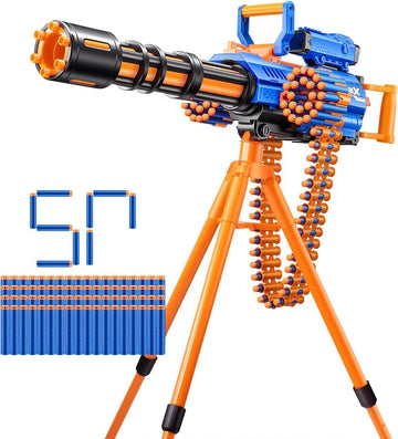 Insanity Gemotoriseerde Rage Fire Blaster met 72 Darts - X-Shot Air Pocket Technology - Dartopslag - Auto Feeding Belt - Statief en Scope