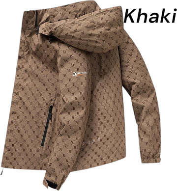 Aventury® Windjack - Windjack Heren - Regenjack - Regenjas Heren - Regenjas - Outdoorjassen - Maat M - Khaki