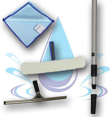 Professionele Raamwisser Unger + Inwasser en Telescoopsteel ramenwassen 2 meter luxe
