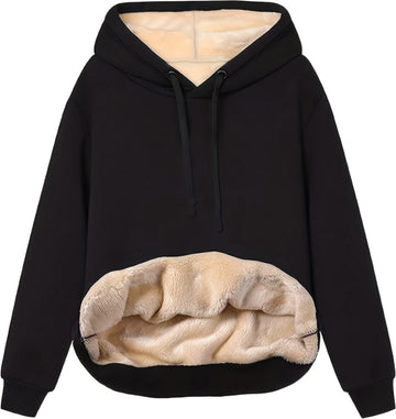 Hoodie Deken - Warme Trui Dames - Truien Dames - Fleece Trui - Winter - Wollen Trui Dames - Deken Met Mouwen - Hoodie Blanket - Zwart - Maat S