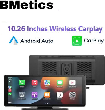 Carplay Scherm - Touchscreen - Navigatiesysteem Auto - Voor Apple & Android - Universeel - Carplay Draadloos - Multimedia Autoradio - 10,26 INCH