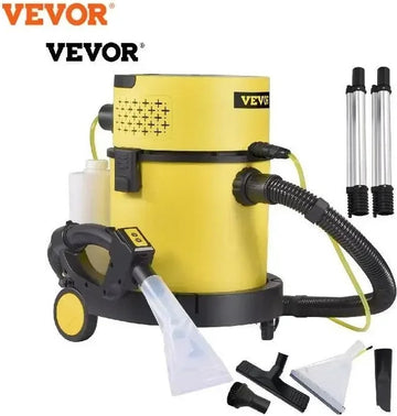 Tapijtreiniger stofzuiger met Sproeiertechnologie 4 in 1 - Wet&Dry stofzuiger - Tapijtreiniger - Vlekkenreiniger Zetelreiniger Bank & Meubel Reiniger - Tapijt Apparaat Meubelreiniger - Haarverwijderaar Stofzuiger Dierenharen