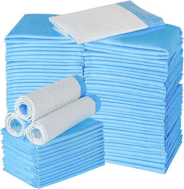 Pet Training Pads - 50 Disposable Puppy Pads - Super Absorbent - Odor Lock - Home Training Mats - 56 x 56cm - Pack of 100 - Dog Toilet Pee Pads