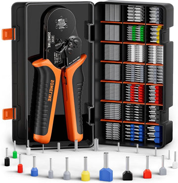 Krimptang Set 21 Soorten Adereindhulzen Ferrule Crimping Tool Kit - Zeskant Adereindhulstang Set Ferrule Crimper - Kabelschoenen Kabelschoentang Set