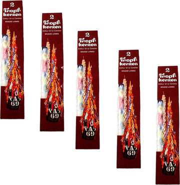 Druipkaarsen - 26 cm - 10 stuks - Multi Kleur
