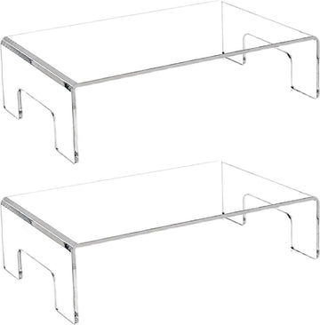 2 stuks acryl riser display standaard U-vormige display houder transparant speelgoed poppen sieradenstandaard rek voor slaapkamer rekken vitrine voor sieraden speelgoed display tafeldecoratie