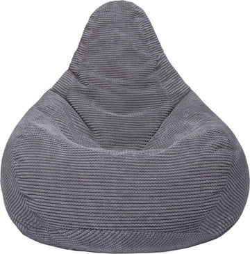 Volwassen Highback Zitzak Stoel Corduroy Stof Indoor Woonkamer Gaming Zitzak Ligstoel met Ergonomisch Ontwerp