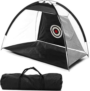 Firsttee Chippingnet - 200 x 140 CM - MET Opbergtas - Hoogwaardige KWALITEIT - Net - Oefennet - Chipping - Golf accessoires - Cadeau - Golftrainingsmateriaal - Golfballen - Golfnetten - Voor in de tuin - Trainingsmaterialen - Mat - Golfnet - Golfmat