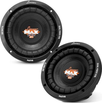 Max Pro 600 W 6.5 inch 4 Ohm kleine behuizing auto subwoofer