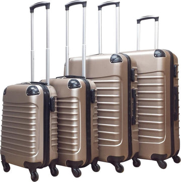 Quadrant 4 delige ABS Kofferset - Champagne