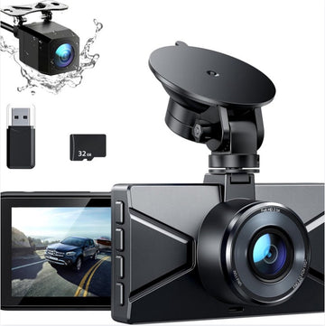 Dashcam - Beveiliging - Universele Pasvorm - Met Terugkijkfunctie - Beeldscherm - Auto Camera