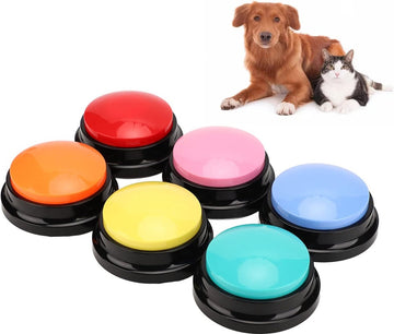 Praatknop - Dogbutton - Dogbuttons - Praatknoppen - Praat knop - Praatknop hond - Praatknop voor honden - Voice Recorder - Met opname functie - Hondentrainer - Hondentraining - Training voor Honden - Hondenspeelgoed - Hondenintelligentie