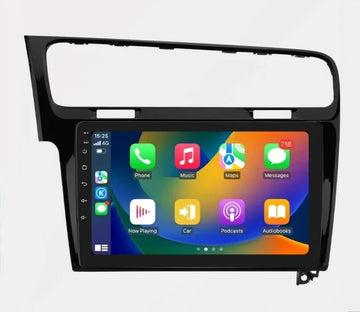 VW Volkswagen Golf 7 | ZWART | 2012 - 2020 | Carplay & Android auto | 2GB & 32GB | Autoradio met navigatie | Radio scherm | 2012 2013 2014 2015 2016 2017 2018 2019 2020 | r line tsi gtd