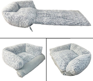 Honden mand - Mand - Hond - Kat - Bank - Stoel - Fauteuil - Beschermen - Licht Grijs