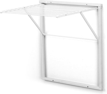 Arredamenti Italia Wandwasrek Kledy - Inklapbaar - 65 m lijn - Wit - Hout - AR-It il Cuore del Legno wanddroogrek