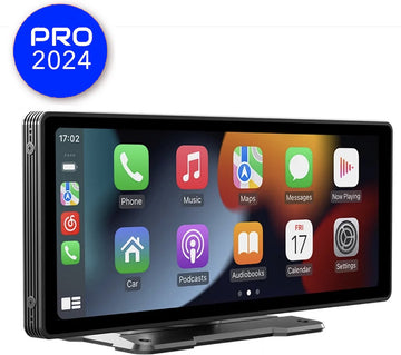 Carplay Scherm - Touchscreen - Navigatiesysteem Auto - Voor Apple & Android - Universeel - Carplay Draadloos - Multimedia Autoradio - 10 Inch - PRO VERSIE