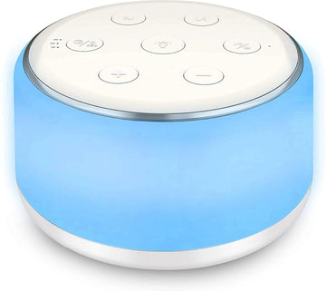 N.lux - White noise machine - Witte ruis - Baby - Slaap muziek - Nacht lampje - 34 Rustgevende geluiden - Met timer - Slaapmachine - Slaaphulp volwassenen