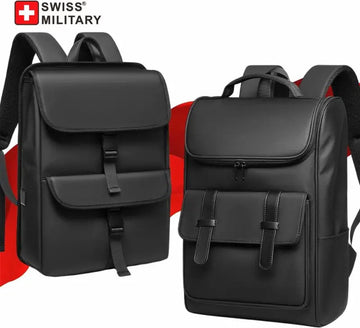 Uniseks Comfortabele Rugzak Luxe Stijl Voor School Kantoor Reizen Rugzak Geschikt Voor 15.6 Inch Laptop Reizen Tas Zwarte Kleur