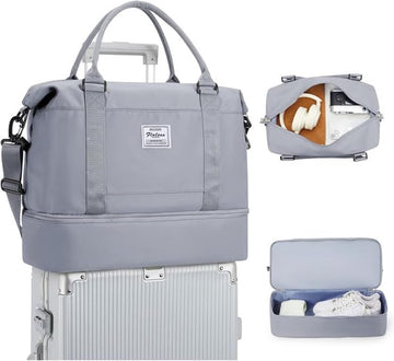Handbagage, 40 x 20 x 25 cm, handbagage, tas voor vliegtuig, reistas, uitbreidbare handbagagetas, 45 x 36 x 20 cm, voor Easyjet Cabin bag, sporttas, overnight weekendtas, trainingstas,