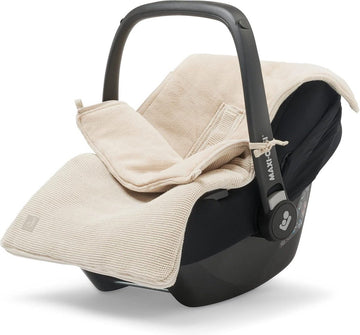 Voetenzak voor baby-autozitje Basic Knit Nougat Cream Beige