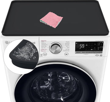 Wasmachinepad siliconen antislipmat wasmachine droger, wasmachinehoes 60x60 wasruimte keukenwerkblad badmat, rubberen waterdichte hoes deksel beschermende matten isolatiemat