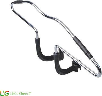 Life's Green® - Kledinghanger Auto - Kledinghangers - Zwart - Metaal - Plastic - Anti-slip