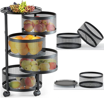 Luxe fruitschaal – Fruitmand – Fruitmandje – Fruit Opberger – Fruit Bowl – Fruit Basket – Luxe Fruit Etagere