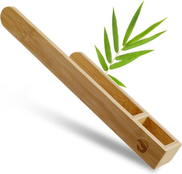 Handdoekhouder bamboe hout zonder boren - Badhanddoekrek zelfklevend - Gasthanddoekrek 385cm handdoekladder