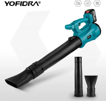 Fayb Bladblazer - Elektrische bladblazer - Sneeuwblazer - Vuilblazer - Stofblazer - Draadloos - 6 versnellingen - Inclusief 2 accu's - Geschikt voor Makita 18V batterij - 2000W - 18V - 6.9m/min