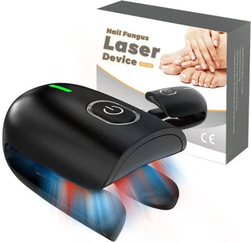 Schimmelnagel Behandeling - Kalknagelbehandeling - 2-in-1 - Kalknagel producten - Laser - Zwart