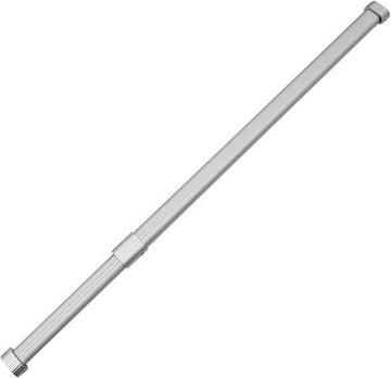 Milano Luxurious Kledingstang Verstelbaar – 59 tot 95 cm – Uittrekbare Kledingroede – Garderobestang – Kledingstang met boren – Stevig Aluminium – Zilver