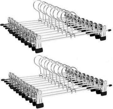 Life’s Green® - Broekhangers - 20 stuks - Broekhanger met knijpers - Kleerhangers