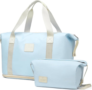 Gym Duffel Bag voor Vrouwen - Reistas voor Weekendtrip Grote Tote Tas Sport Schouder Ziekenhuis Overnachtingstas