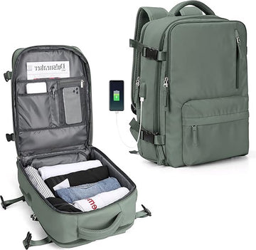 Handbagage 40x20x25 Handbagage Tas onder de stoel Easyjet 45x36x20 Handbagage Dames Laptop Rugzak met USB-uitgang Wandelrugzak Waterdicht Heren