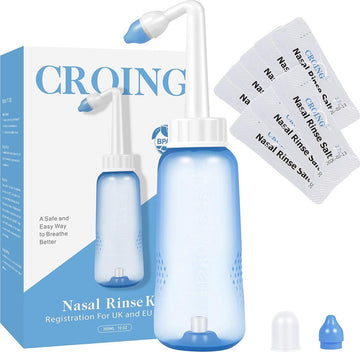 80 x Zout + 1 x Neusdouchefles (300 ml) - Neusspoeling voor Sinus Rinse neusdouche