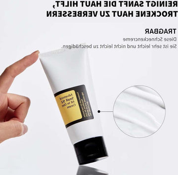 Snail 92% All in One Tube 150 g vochtinbrengende crème met slakkenslijm en hyaluronzuur - anti-puistjes - anti-rimpelgezichtscrème voor droge en gevoelige huid Snail Protection