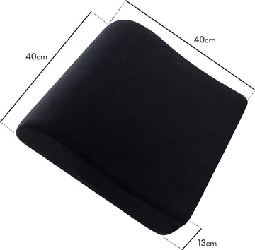 Comfortabele Stoelverhoger Volwassenen - OEKO-TEX hoes - Vormvast, 13 cm dik zitkussen - Perfect voor autostoel, bureaustoel kussen, opstahulp - Premium stoelkussen verhoging