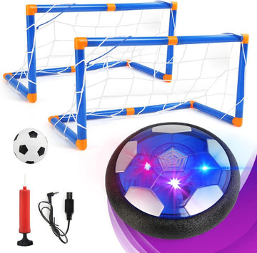Zweefvoetbal - Set - Oplaadbaar - LED Licht - Air Soccer - Hover Voetbal - Air Voetbal - Indoor Speelgoed - Voor Kinderen - Voetbal
