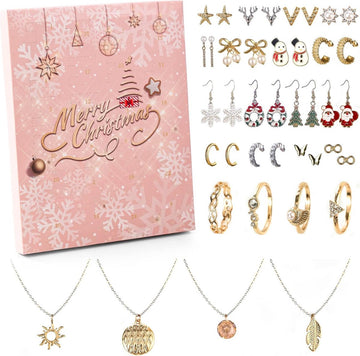 Adventskalender 2023 - voor vrouwen - verschillende sieraden - handelsketting - ringen