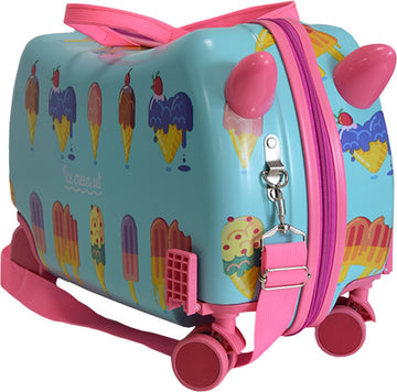 Ride on kinderkoffer- Kinderkoffer - Ijscokraam - Handbagage