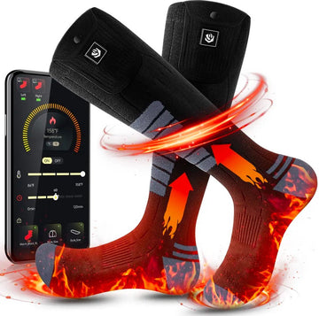 Wasato - verwarmde sokken one size fits all - elektrische voetenwarmer - verwarmde sokken elektrisch - elektrisch verwarmde sokken - electrische voetenwarmer - verwarmde sokken met batterij