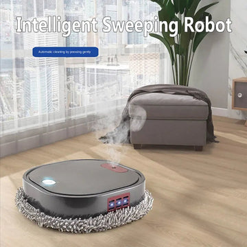 2024 Nieuwe Oplaadbare Slimme Moppenrobot - 3-in-1 Stofzuiger en Dweil met Sprayfunctie voor Droog en Nat Gebruik | Robotstofzuiger | Moppen en Stofzuigen