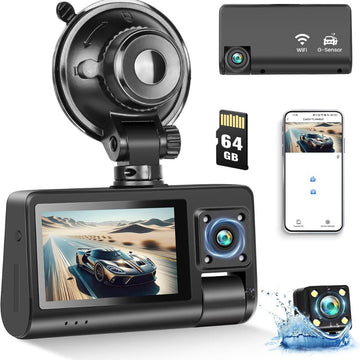 Dashcam - Beveiliging - Universele Pasvorm - Met Terugkijkfunctie - Beeldscherm - Auto Camera
