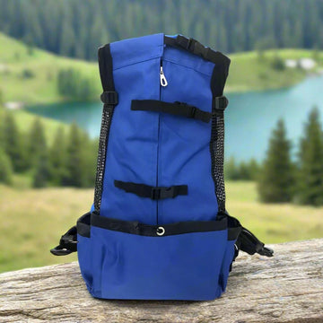 Hondenrugzak - hondendrager - blauw - M
