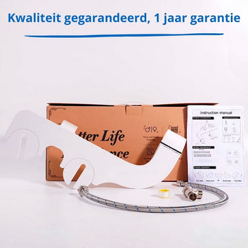 Bidet - 1 jaar garantie - Bidet Handdouche - Duurzaam - Goedkope oplossing - Bidet Wit - Dubbele sproeikoppen - Wc papier - Bidet sproeier - Bidet Wc - Bidets