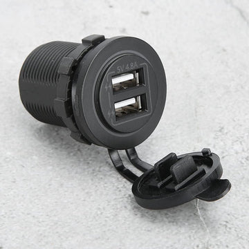 USB-aangedreven Auto Oplader 48A 5v met Buikspieren 60cm 12/24V voor Auto Boot ATV - Snelle Oplaadoptie
