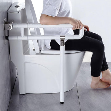 Wandsteungreep, toilet, badkamer, douche, opklapbare handgreep, leuning, veiligheidszitsteun, roestvrij staal, antislip, valgrepen, steunhulp, wandmontage voor gehandicapten, 2024