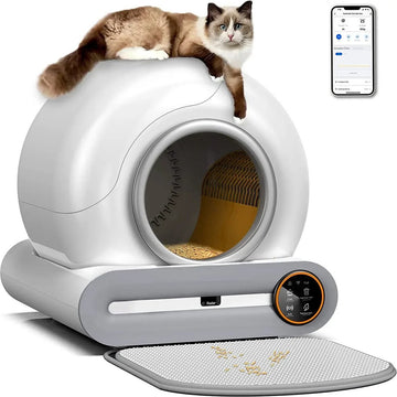 Automatische Kattenbak - Zelfreinigende Kattenbak - Hygiënisch - Slimme Kattenbak - Smart Technology - Wit